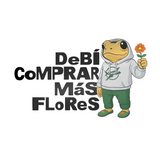 Debi Comprar mas Flores Sticker
