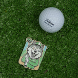 Jet the Husky Golf Ball Marker & Pin