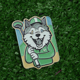 Jet the Husky Golf Ball Marker & Pin