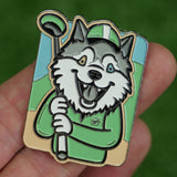 Jet the Husky Golf Ball Marker & Pin